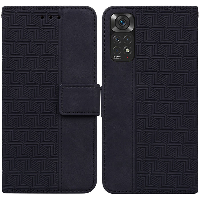 Estuche para teléfono de cuero con relieve geométrico, For Xiaomi Redmi K50 / K50 Pro, For Xiaomi Redmi Note 7S / Note 7, For Xiaomi Redmi Note 8, For Xiaomi Redmi Note 8 Pro, For Xiaomi Redmi Note 8T, For Xiaomi Redmi Note 9 Pro / Note 9S             ...