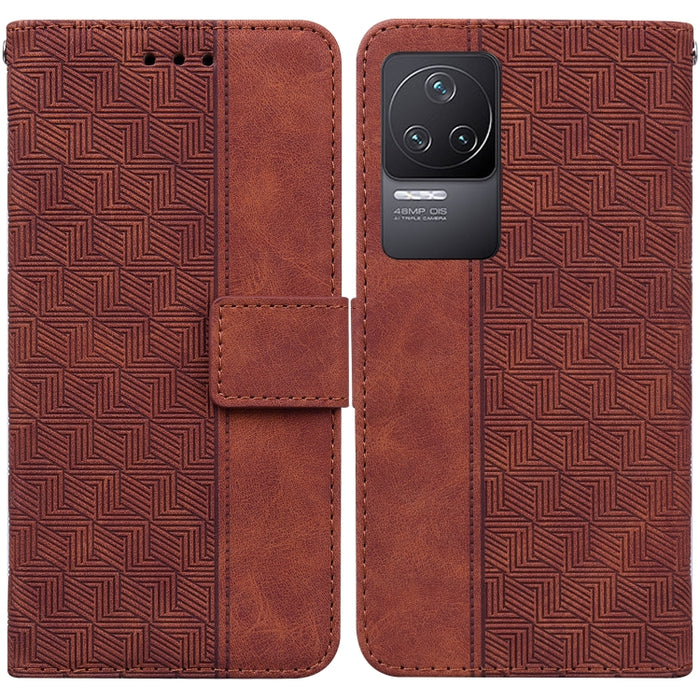 Estuche para teléfono de cuero con relieve geométrico, For Xiaomi Redmi K50 / K50 Pro, For Xiaomi Redmi Note 7S / Note 7, For Xiaomi Redmi Note 8, For Xiaomi Redmi Note 8 Pro, For Xiaomi Redmi Note 8T, For Xiaomi Redmi Note 9 Pro / Note 9S             ...