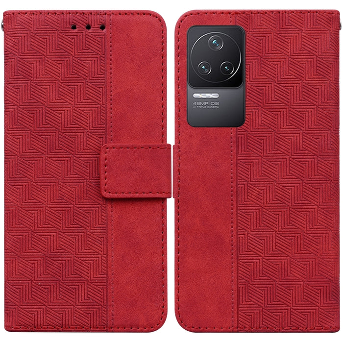 Estuche para teléfono de cuero con relieve geométrico, For Xiaomi Redmi K50 / K50 Pro, For Xiaomi Redmi Note 7S / Note 7, For Xiaomi Redmi Note 8, For Xiaomi Redmi Note 8 Pro, For Xiaomi Redmi Note 8T, For Xiaomi Redmi Note 9 Pro / Note 9S             ...