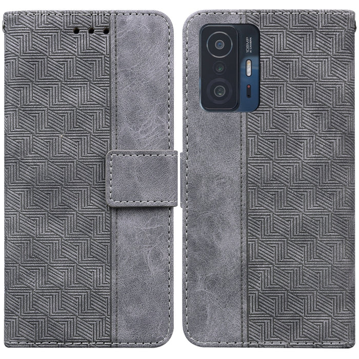 Estuche para teléfono de cuero con relieve geométrico, For Xiaomi Redmi K50 / K50 Pro, For Xiaomi Redmi Note 7S / Note 7, For Xiaomi Redmi Note 8, For Xiaomi Redmi Note 8 Pro, For Xiaomi Redmi Note 8T, For Xiaomi Redmi Note 9 Pro / Note 9S             ...