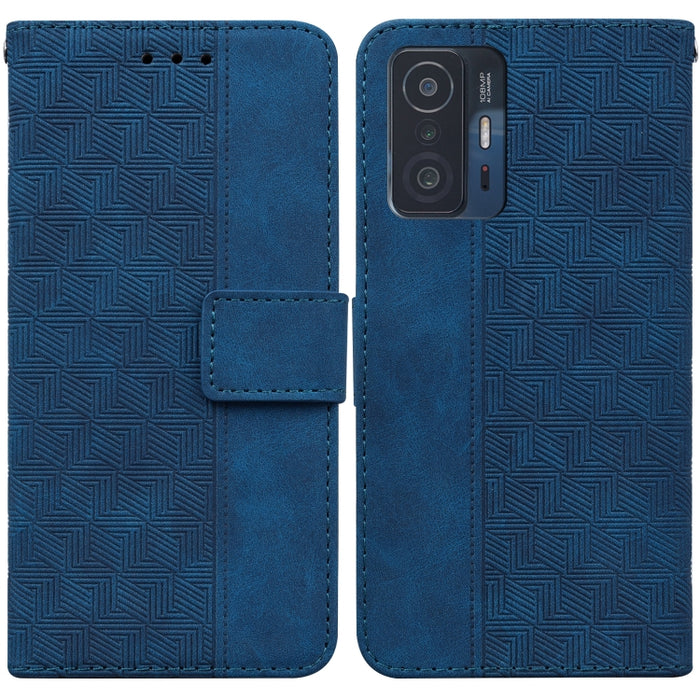 Estuche para teléfono de cuero con relieve geométrico, For Xiaomi Redmi K50 / K50 Pro, For Xiaomi Redmi Note 7S / Note 7, For Xiaomi Redmi Note 8, For Xiaomi Redmi Note 8 Pro, For Xiaomi Redmi Note 8T, For Xiaomi Redmi Note 9 Pro / Note 9S             ...