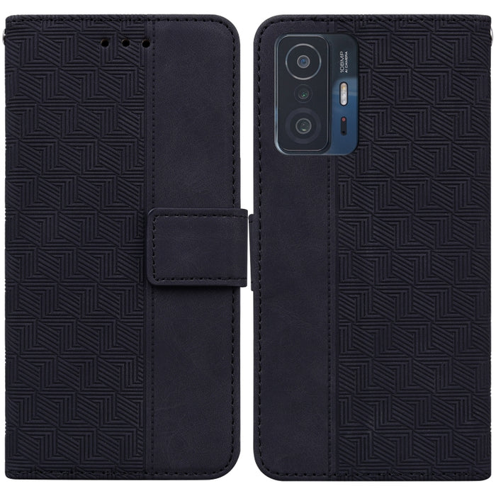 Estuche para teléfono de cuero con relieve geométrico, For Xiaomi Redmi K50 / K50 Pro, For Xiaomi Redmi Note 7S / Note 7, For Xiaomi Redmi Note 8, For Xiaomi Redmi Note 8 Pro, For Xiaomi Redmi Note 8T, For Xiaomi Redmi Note 9 Pro / Note 9S             ...