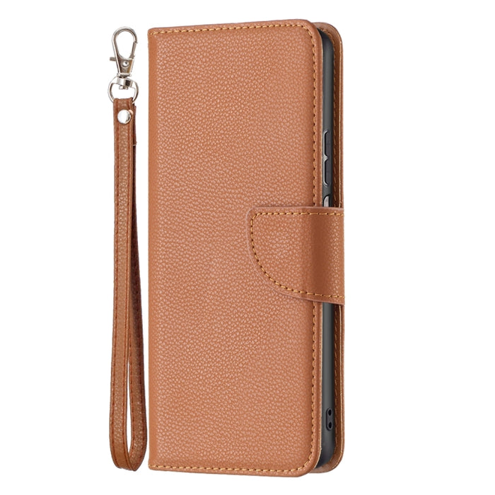 Estuche para teléfono de cuero con tapa horizontal de color puro con textura de lichi, For Xiaomi Redmi Note 11 Pro International Version