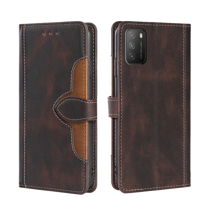 Skin Feel Sombrero de paja Hebilla magnética Funda de cuero para teléfono, For Xiaomi Poco M3, For Xiaomi Redmi K40 Gaming, For Xiaomi Redmi Note 11 4G / Note 11S, For Xiaomi Redmi Note 11 5G, For Xiaomi Redmi 9C / Redmi 9C NFC, For Xiaomi Mi 11