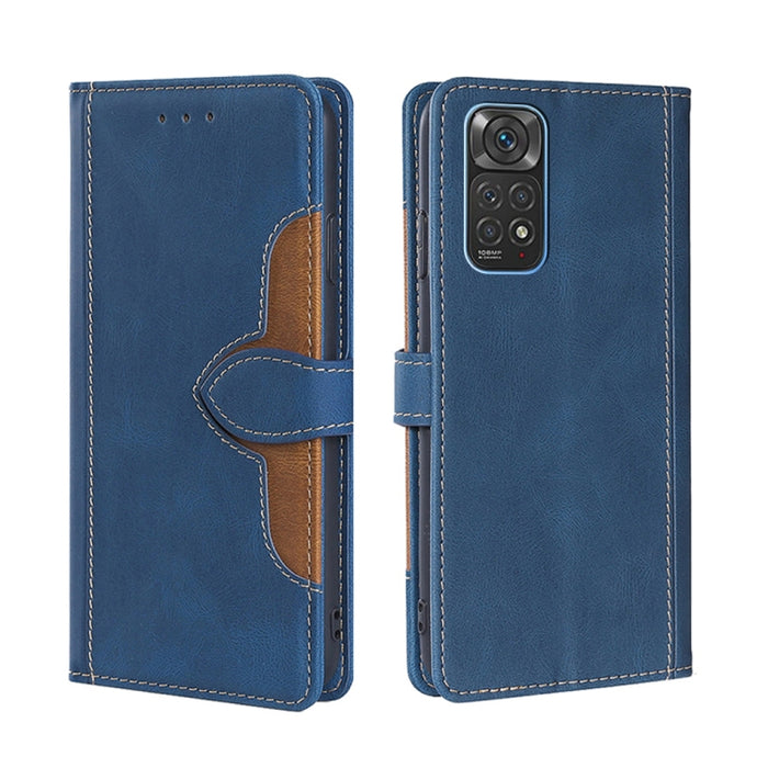Skin Feel Sombrero de paja Hebilla magnética Funda de cuero para teléfono, For Xiaomi Poco M3, For Xiaomi Redmi K40 Gaming, For Xiaomi Redmi Note 11 4G / Note 11S, For Xiaomi Redmi Note 11 5G, For Xiaomi Redmi 9C / Redmi 9C NFC, For Xiaomi Mi 11