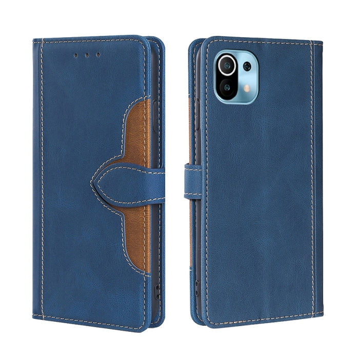 Skin Feel Sombrero de paja Hebilla magnética Funda de cuero para teléfono, For Xiaomi Poco M3, For Xiaomi Redmi K40 Gaming, For Xiaomi Redmi Note 11 4G / Note 11S, For Xiaomi Redmi Note 11 5G, For Xiaomi Redmi 9C / Redmi 9C NFC, For Xiaomi Mi 11