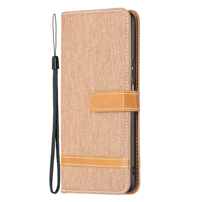 Estuche para teléfono de cuero con textura de mezclilla a juego, For Xiaomi Redmi Note 11 Pro International Version