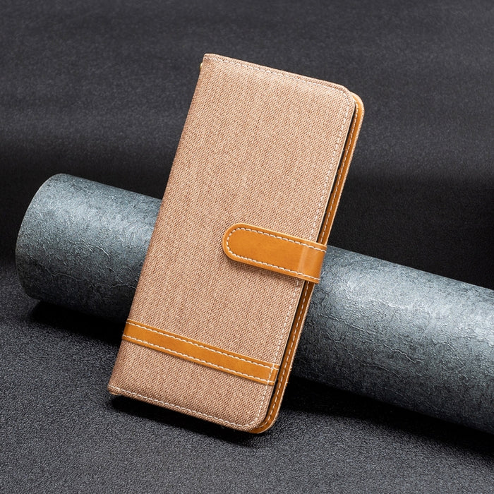 Estuche para teléfono de cuero con textura de mezclilla a juego, For Xiaomi Redmi Note 11 Pro International Version