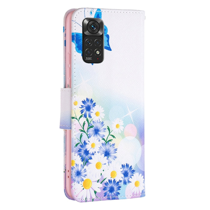 Estuche para teléfono de cuero con patrón de dibujo coloreado, For Xiaomi Redmi Note 11 International Version