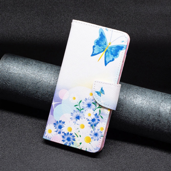 Estuche para teléfono de cuero con patrón de dibujo coloreado, For Xiaomi Redmi Note 11 International Version