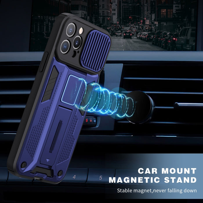 Estuche para teléfono con diseño de cubierta de cámara deslizante