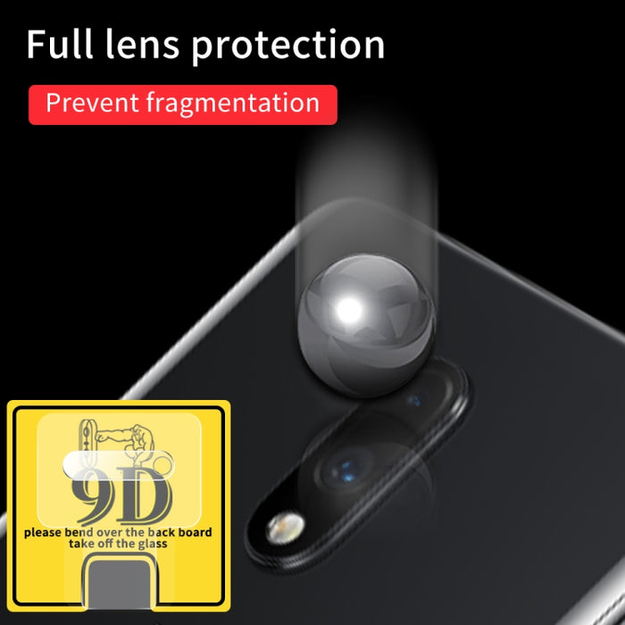 Protector de lente de cámara trasera transparente 9D Película de vidrio templado