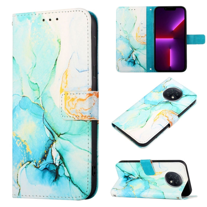 PT003 Estuche para teléfono de cuero con tapa y patrón de mármol, For Xiaomi Redmi Note 10 4G / Note 10s, For Xiaomi Redmi Note 10 Pro / Note 10 Pro Max, For Xiaomi Poco M2 / Redmi 9, For Xiaomi Redmi 9A / Redmi 9i India / Redmi 9AT                    ...