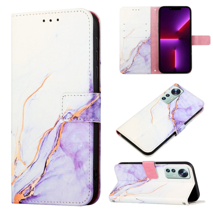 PT003 Estuche para teléfono de cuero con tapa y patrón de mármol, For Xiaomi Redmi Note 10 4G / Note 10s, For Xiaomi Redmi Note 10 Pro / Note 10 Pro Max, For Xiaomi Poco M2 / Redmi 9, For Xiaomi Redmi 9A / Redmi 9i India / Redmi 9AT                    ...
