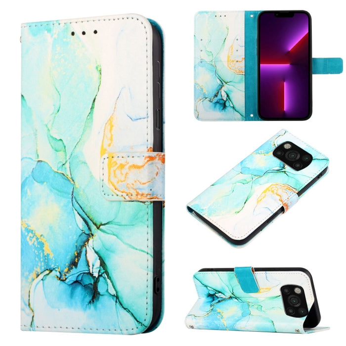 PT003 Estuche para teléfono de cuero con tapa y patrón de mármol, For Xiaomi Redmi Note 10 4G / Note 10s, For Xiaomi Redmi Note 10 Pro / Note 10 Pro Max, For Xiaomi Poco M2 / Redmi 9, For Xiaomi Redmi 9A / Redmi 9i India / Redmi 9AT                    ...