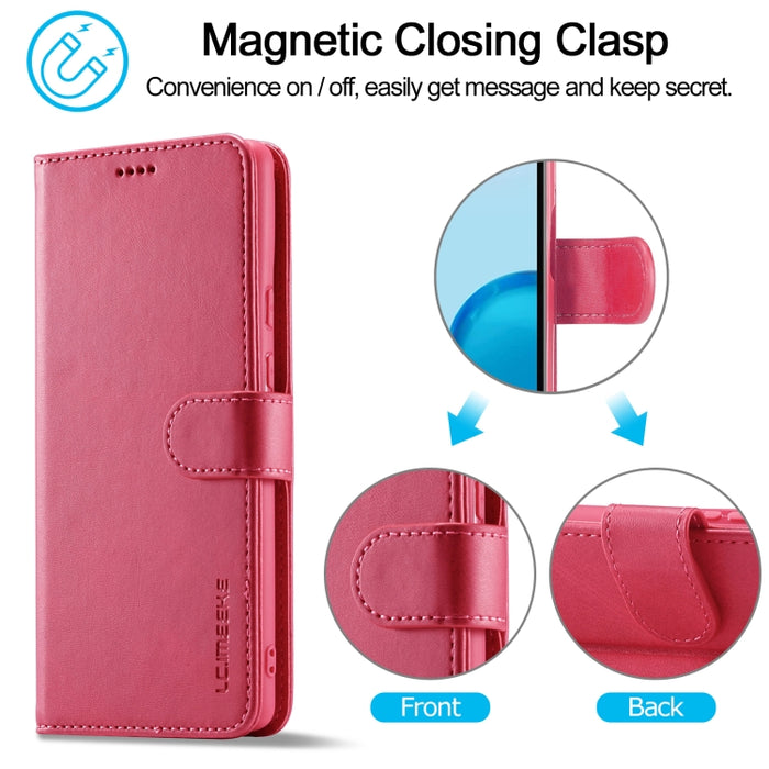 LC.IMEEKE Estuche para teléfono de cuero con textura de becerro, For Xiaomi Redmi Note 11/11S, For Xiaomi Redmi Note 11 Pro International Version, For Xiaomi Redmi Note 11/11S International Version, For Xiaomi Redmi Note 11 International Version