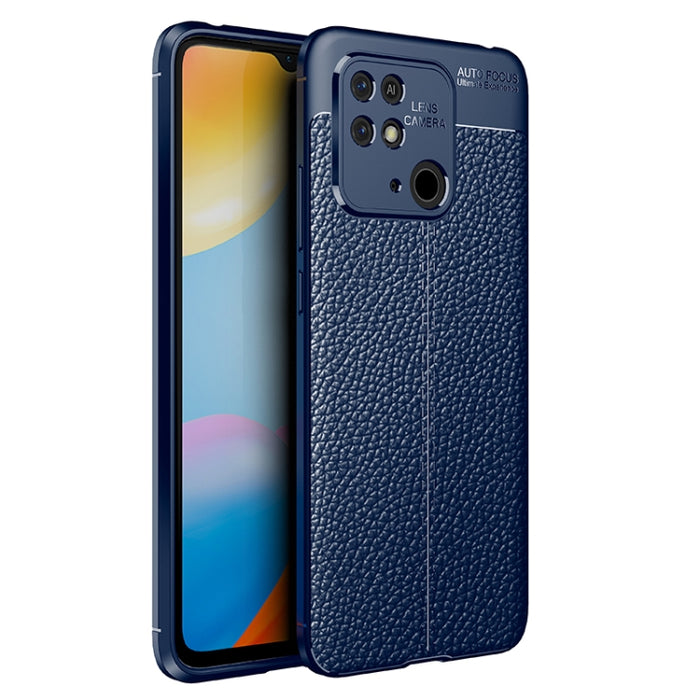 Litchi Texture TPU Funda para teléfono a prueba de golpes, For Xiaomi Redmi 10C