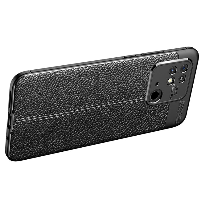 Litchi Texture TPU Funda para teléfono a prueba de golpes, For Xiaomi Redmi 10C