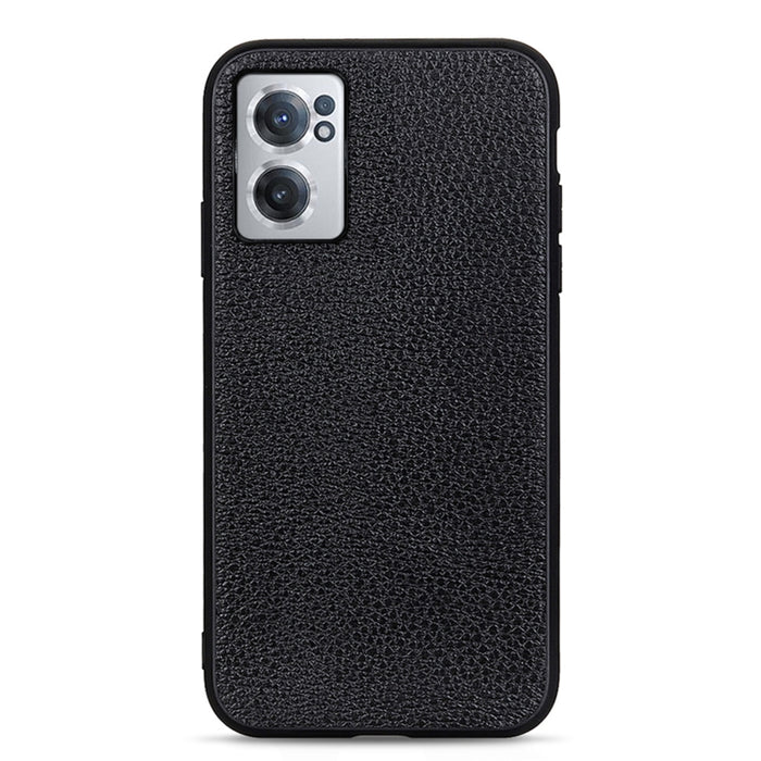 Estuche para teléfono de cuero genuino con textura de litchi, For OnePlus Nord CE 2 5G, For Xiaomi Redmi K40S 5G, For Xiaomi Redmi K50/K50 Pro Fine Hole Version, For Huawei nova 9 SE Fine Hole Version