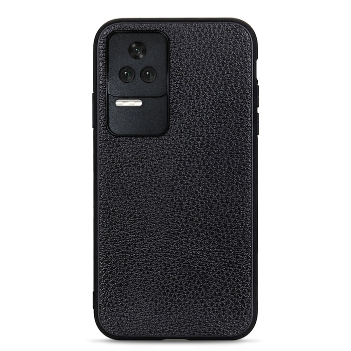 Estuche para teléfono de cuero genuino con textura de litchi, For OnePlus Nord CE 2 5G, For Xiaomi Redmi K40S 5G, For Xiaomi Redmi K50/K50 Pro Fine Hole Version, For Huawei nova 9 SE Fine Hole Version
