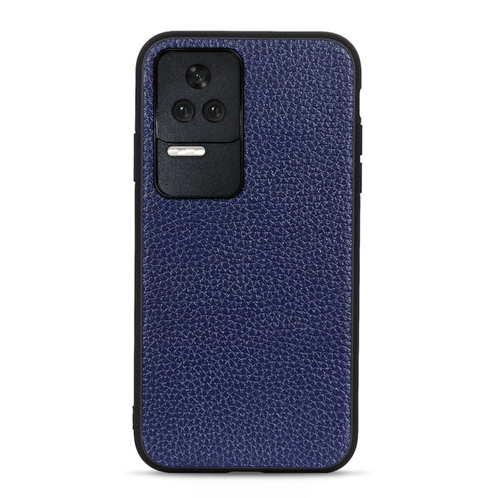 Estuche para teléfono de cuero genuino con textura de litchi, For OnePlus Nord CE 2 5G, For Xiaomi Redmi K40S 5G, For Xiaomi Redmi K50/K50 Pro Fine Hole Version, For Huawei nova 9 SE Fine Hole Version