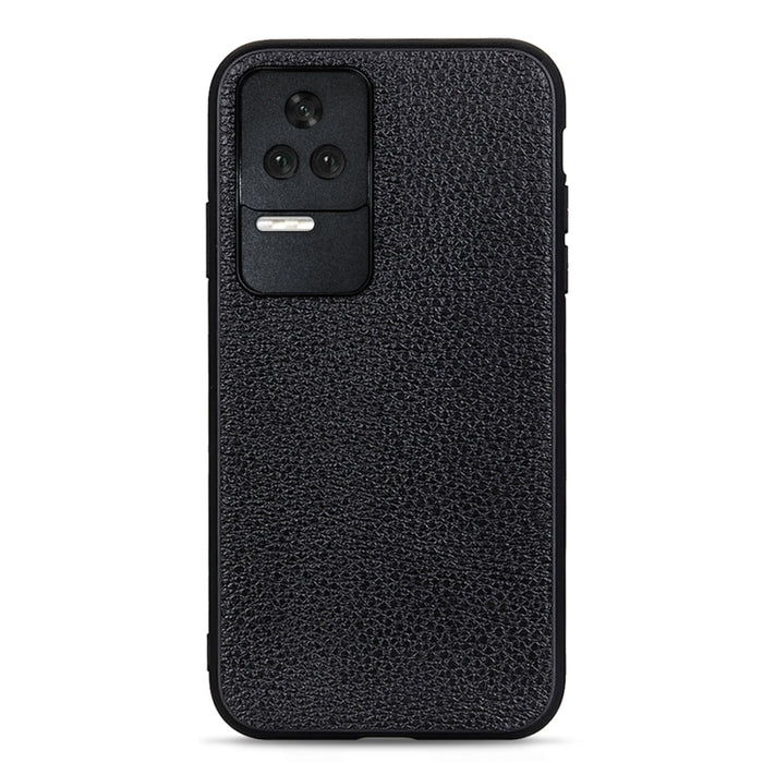 Estuche para teléfono de cuero genuino con textura de litchi, For OnePlus Nord CE 2 5G, For Xiaomi Redmi K40S 5G, For Xiaomi Redmi K50/K50 Pro Fine Hole Version, For Huawei nova 9 SE Fine Hole Version