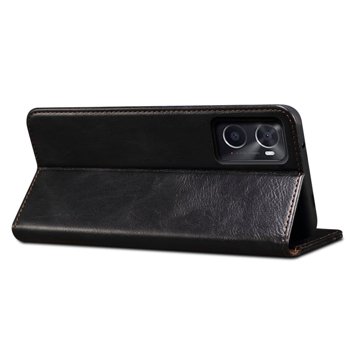 Caja de teléfono de cuero con textura de caballo loco de cera de aceite, For OPPO A96 5G / Reno7 Z 5G, For Google Pixel 7 Pro 5G, For Google Pixel 7 5G, For Huawei nova 9 SE, For Xiaomi Redmi 10C, For Samsung Galaxy A23 5G, For Xiaomi Poco X4 Pro 5G