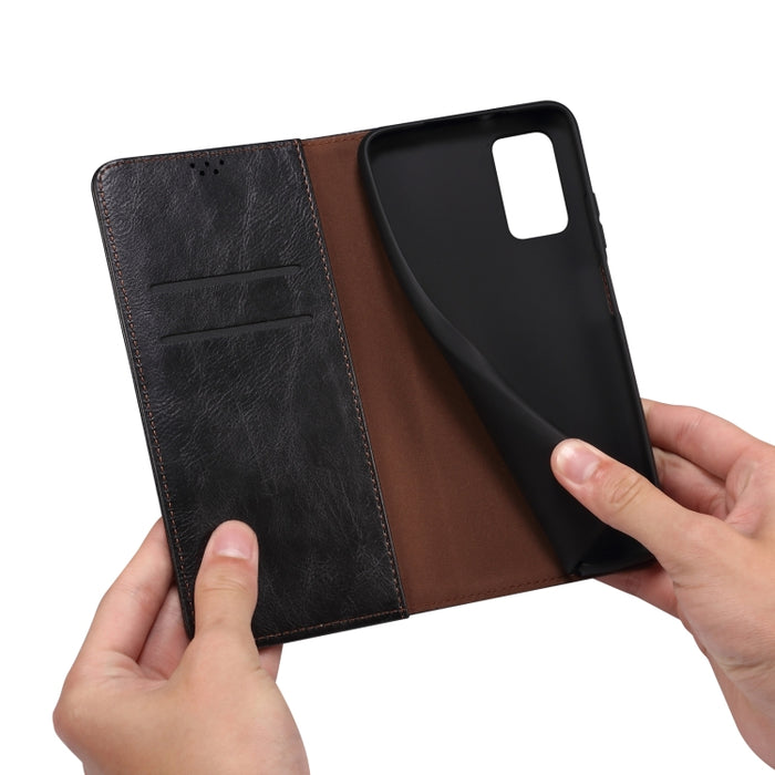 Caja de teléfono de cuero con textura de caballo loco de cera de aceite, For OPPO A96 5G / Reno7 Z 5G, For Google Pixel 7 Pro 5G, For Google Pixel 7 5G, For Huawei nova 9 SE, For Xiaomi Redmi 10C, For Samsung Galaxy A23 5G, For Xiaomi Poco X4 Pro 5G