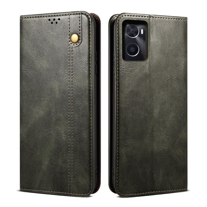 Caja de teléfono de cuero con textura de caballo loco de cera de aceite, For OPPO A96 5G / Reno7 Z 5G, For Google Pixel 7 Pro 5G, For Google Pixel 7 5G, For Huawei nova 9 SE, For Xiaomi Redmi 10C, For Samsung Galaxy A23 5G, For Xiaomi Poco X4 Pro 5G