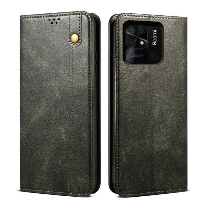 Caja de teléfono de cuero con textura de caballo loco de cera de aceite, For OPPO A96 5G / Reno7 Z 5G, For Google Pixel 7 Pro 5G, For Google Pixel 7 5G, For Huawei nova 9 SE, For Xiaomi Redmi 10C, For Samsung Galaxy A23 5G, For Xiaomi Poco X4 Pro 5G