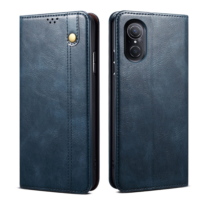 Caja de teléfono de cuero con textura de caballo loco de cera de aceite, For OPPO A96 5G / Reno7 Z 5G, For Google Pixel 7 Pro 5G, For Google Pixel 7 5G, For Huawei nova 9 SE, For Xiaomi Redmi 10C, For Samsung Galaxy A23 5G, For Xiaomi Poco X4 Pro 5G