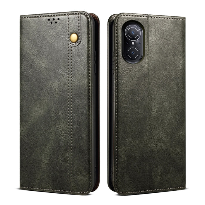 Caja de teléfono de cuero con textura de caballo loco de cera de aceite, For OPPO A96 5G / Reno7 Z 5G, For Google Pixel 7 Pro 5G, For Google Pixel 7 5G, For Huawei nova 9 SE, For Xiaomi Redmi 10C, For Samsung Galaxy A23 5G, For Xiaomi Poco X4 Pro 5G
