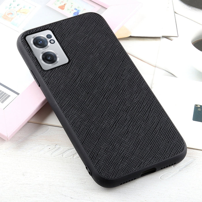 Caja de teléfono de cuero genuino con textura cruzada, For OnePlus Nord CE 2 5G, For Xiaomi Redmi K40S 5G, For Xiaomi Redmi K50/K50 Pro Fine Hole Version, For Huawei nova 9 SE Fine Hole Version