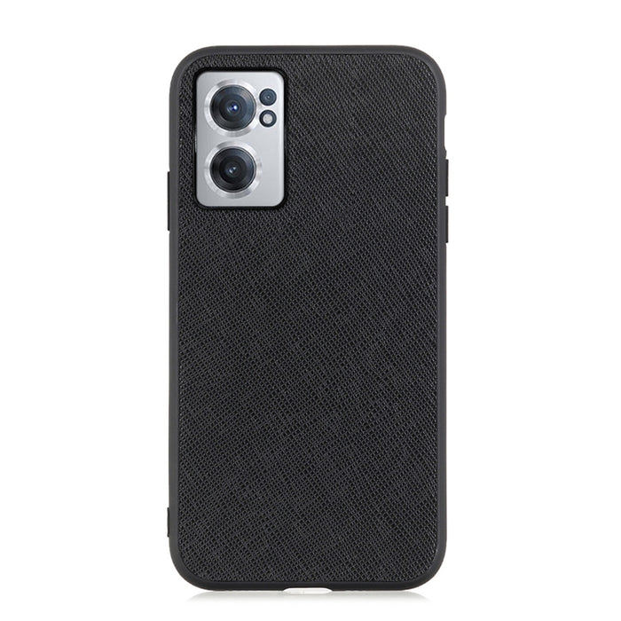 Caja de teléfono de cuero genuino con textura cruzada, For OnePlus Nord CE 2 5G, For Xiaomi Redmi K40S 5G, For Xiaomi Redmi K50/K50 Pro Fine Hole Version, For Huawei nova 9 SE Fine Hole Version