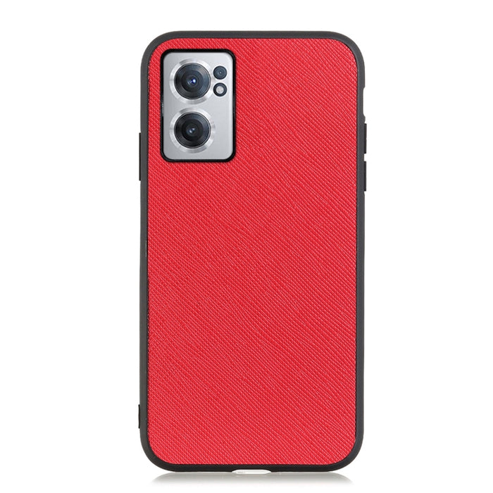 Caja de teléfono de cuero genuino con textura cruzada, For OnePlus Nord CE 2 5G, For Xiaomi Redmi K40S 5G, For Xiaomi Redmi K50/K50 Pro Fine Hole Version, For Huawei nova 9 SE Fine Hole Version