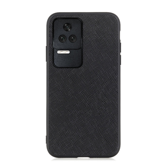 Caja de teléfono de cuero genuino con textura cruzada, For OnePlus Nord CE 2 5G, For Xiaomi Redmi K40S 5G, For Xiaomi Redmi K50/K50 Pro Fine Hole Version, For Huawei nova 9 SE Fine Hole Version