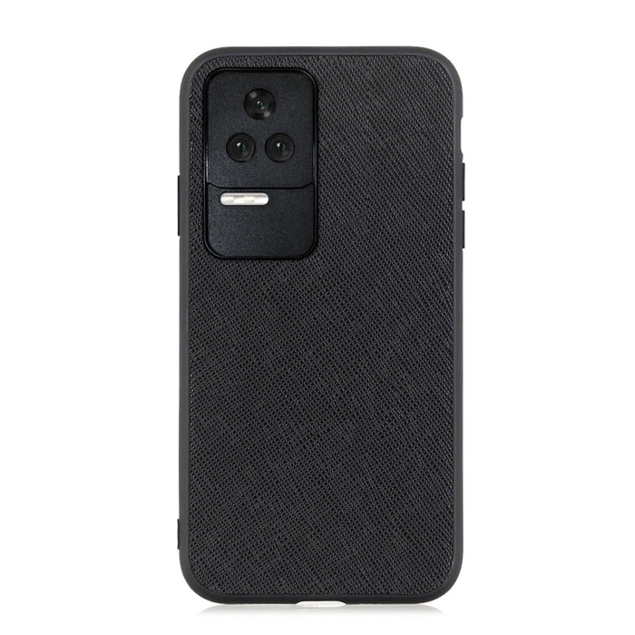 Caja de teléfono de cuero genuino con textura cruzada, For OnePlus Nord CE 2 5G, For Xiaomi Redmi K40S 5G, For Xiaomi Redmi K50/K50 Pro Fine Hole Version, For Huawei nova 9 SE Fine Hole Version