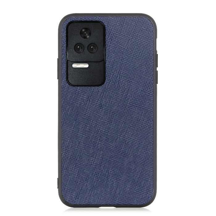 Caja de teléfono de cuero genuino con textura cruzada, For OnePlus Nord CE 2 5G, For Xiaomi Redmi K40S 5G, For Xiaomi Redmi K50/K50 Pro Fine Hole Version, For Huawei nova 9 SE Fine Hole Version