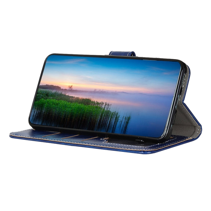 Estuche para teléfono de cuero con tapa horizontal y textura de caballo loco retro, For Xiaomi Poco M4 Pro 4G