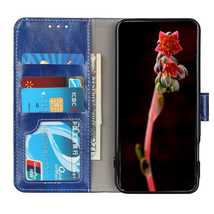 Estuche para teléfono de cuero con tapa horizontal y textura de caballo loco retro, For Xiaomi Poco M4 Pro 4G