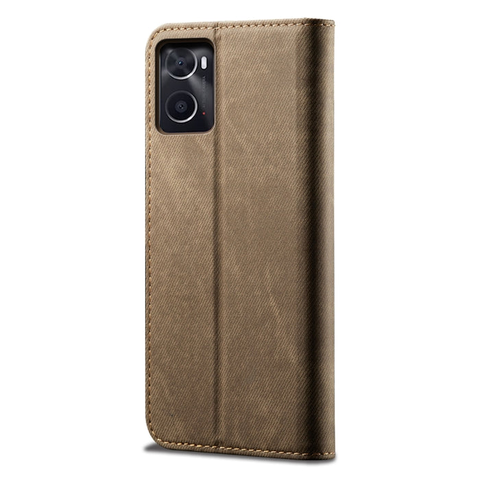 Estuche para teléfono de cuero con textura de mezclilla, For OPPO A96 5G / Reno7 Z 5G, For Google Pixel 7 Pro 5G, For Google Pixel 7 5G, For Xiaomi Redmi 10C, For Huawei nova 9 SE, For Samsung Galaxy A23 5G, For Xiaomi Poco X4 Pro 5G