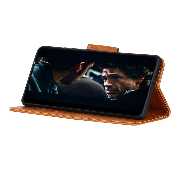 Mirren Crazy Horse Texture Funda de cuero con tapa horizontal para teléfono con soporte y ranuras para tarjetas y billetera, For Xiaomi Poco M4 Pro 4G