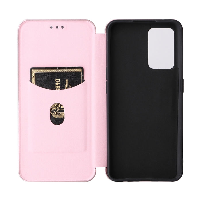Caja de teléfono de cuero magnético con textura de fibra de carbono, For OPPO Find X5 Lite, For OPPO Realme 9 Pro, For Xiaomi Redmi Note 11 4G / Note 11S 4G, For Nokia G11 / G21