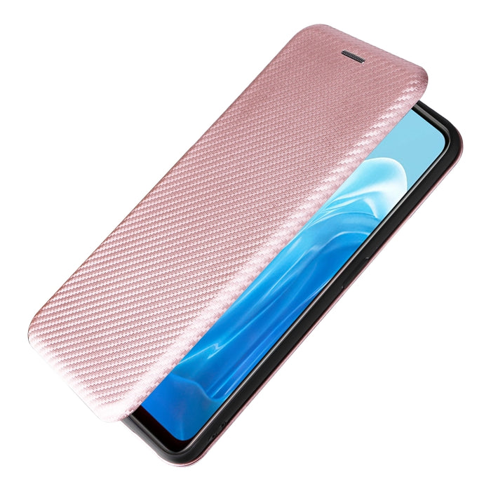 Caja de teléfono de cuero magnético con textura de fibra de carbono, For OPPO Find X5 Lite, For OPPO Realme 9 Pro, For Xiaomi Redmi Note 11 4G / Note 11S 4G, For Nokia G11 / G21