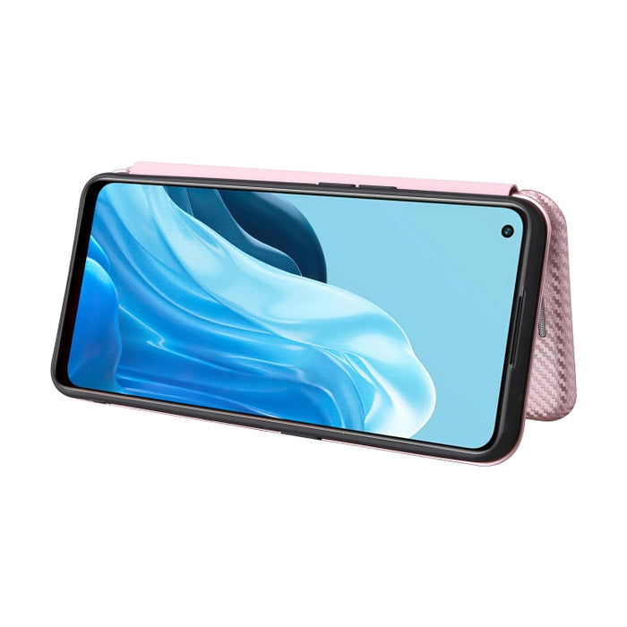 Caja de teléfono de cuero magnético con textura de fibra de carbono, For OPPO Find X5 Lite, For OPPO Realme 9 Pro, For Xiaomi Redmi Note 11 4G / Note 11S 4G, For Nokia G11 / G21