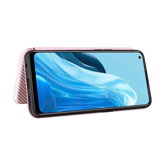 Caja de teléfono de cuero magnético con textura de fibra de carbono, For OPPO Find X5 Lite, For OPPO Realme 9 Pro, For Xiaomi Redmi Note 11 4G / Note 11S 4G, For Nokia G11 / G21