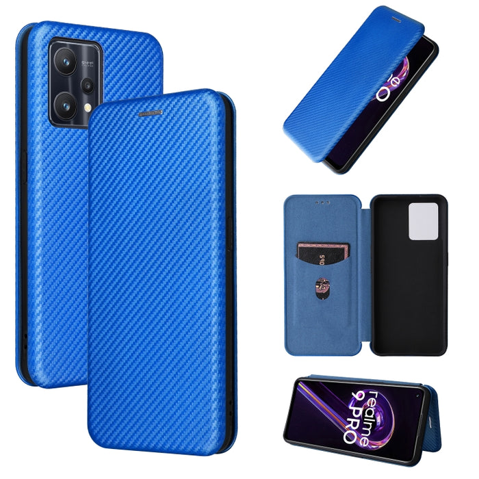 Caja de teléfono de cuero magnético con textura de fibra de carbono, For OPPO Find X5 Lite, For OPPO Realme 9 Pro, For Xiaomi Redmi Note 11 4G / Note 11S 4G, For Nokia G11 / G21