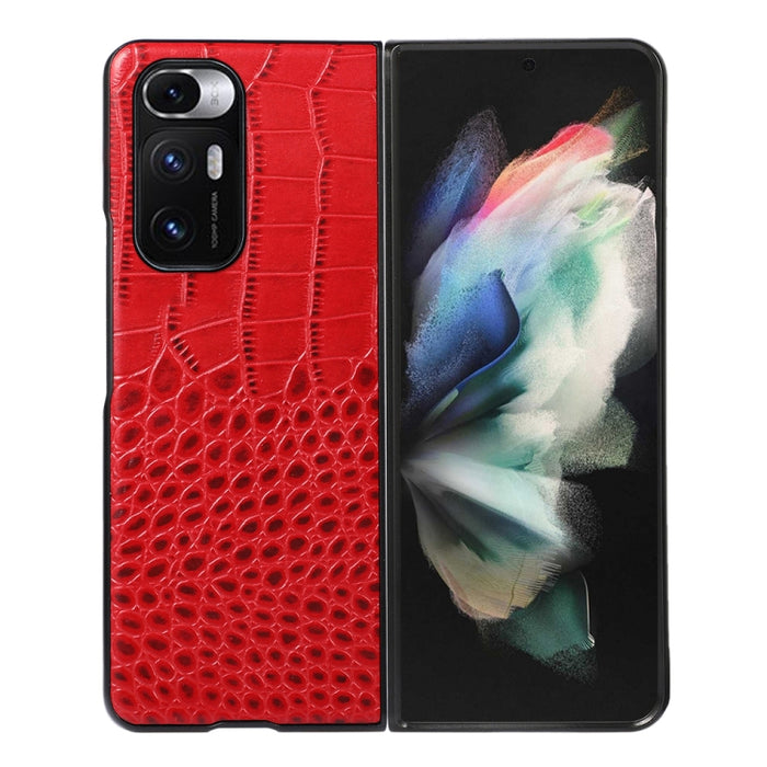 Estuche para teléfono de piel de vaca con capa superior de cocodrilo, For Xiaomi Redmi K40S 5G, For Xiaomi Redmi K50 / K50 Pro 5G, For Xiaomi Redmi Note 11 4G / Note 11S, For Xiaomi 12 Pro, For Xiaomi 12 / 12X, For Xiaomi Mi Mix Fold