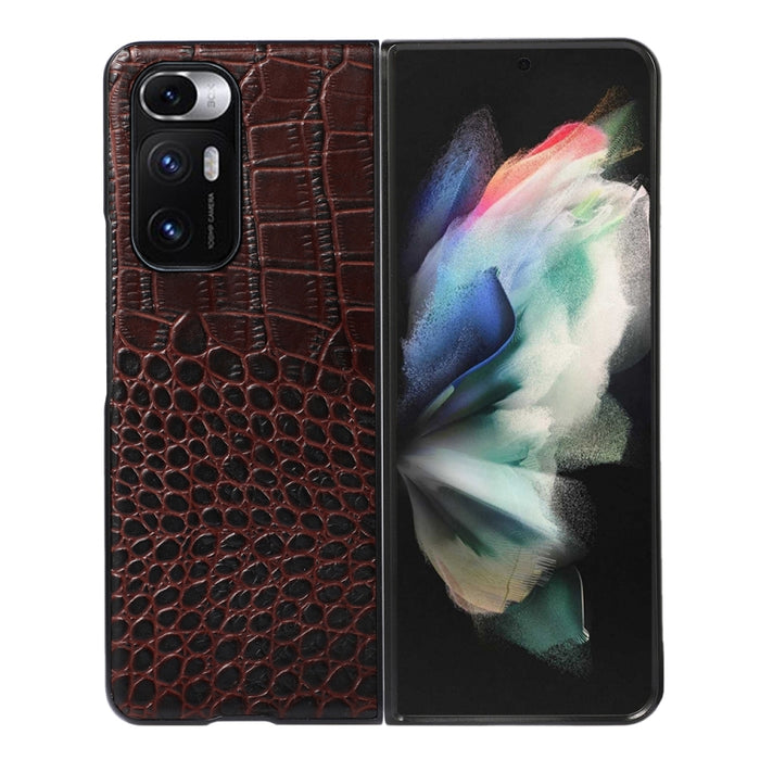 Estuche para teléfono de piel de vaca con capa superior de cocodrilo, For Xiaomi Redmi K40S 5G, For Xiaomi Redmi K50 / K50 Pro 5G, For Xiaomi Redmi Note 11 4G / Note 11S, For Xiaomi 12 Pro, For Xiaomi 12 / 12X, For Xiaomi Mi Mix Fold