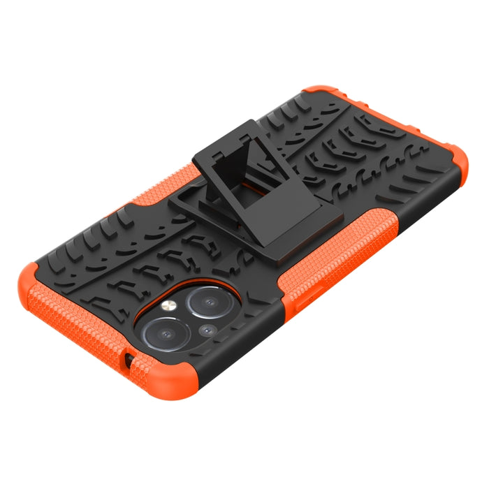 Funda para teléfono TPU+PC a prueba de golpes con textura de neumático con soporte, For OnePlus Nord N20 5G, For Samsung Galaxy A73 5G, For Samsung Galaxy A23, For Xiaomi Redmi Note 11S 4G International Version                                          ...